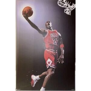 1997 Michael Jordan SEALED Costacos Brothers Poster 23x35 Original Nike NBA RARE